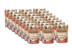Carnilove Nassfutter Cat Pouch Ragout Truthahn mit Baldrian, 24 x 85 g