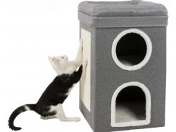 Trixie Kratzbaum Cat Tower Saul, Grau