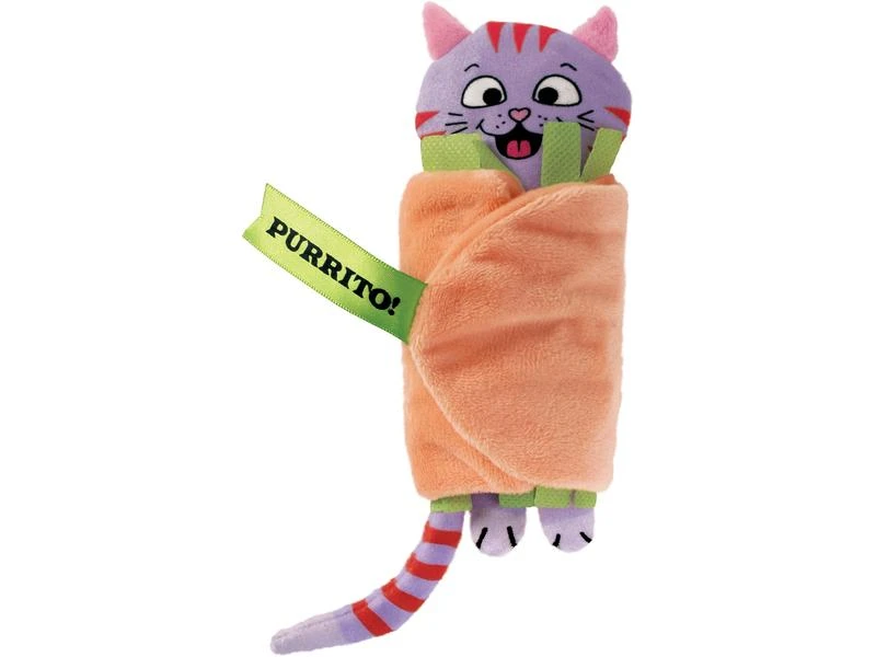 Kong Katzen-Spielzeug Pull-A-Partz Burrito, 14 cm 3 Kong Katzen-Spielzeug Pull-A-Partz Burrito, 14 cm