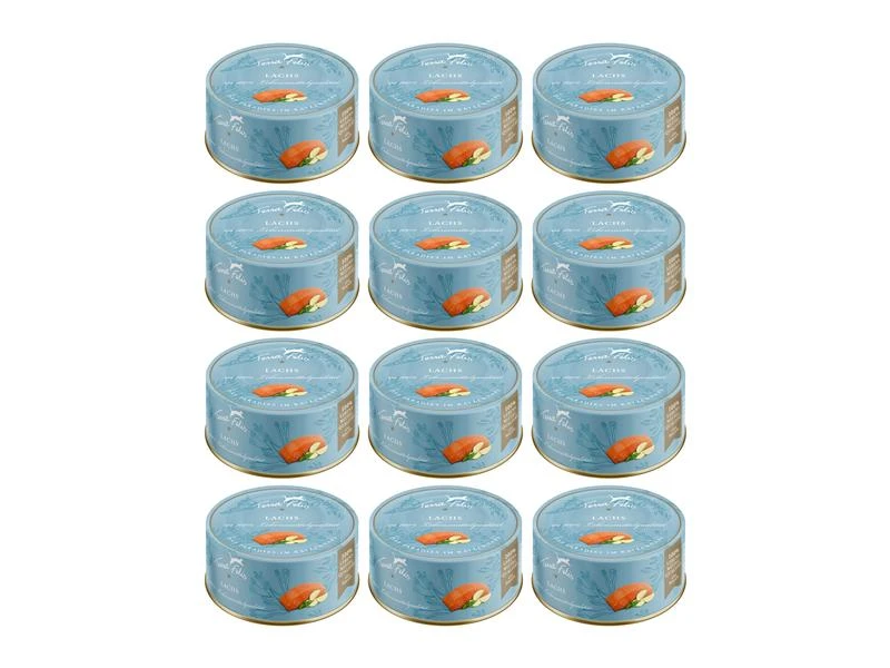 Terra Faelis Nassfutter Adult getreidefrei mit Lachs, 12 x 80 g 3 Terra Faelis Nassfutter Adult getreidefrei mit Lachs, 12 x 80 g