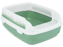 Trixie Katzentoilette Delio mit Rand, 35 x 20 x 48 cm