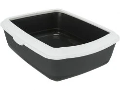 Trixie Katzentoilette Classic mit Rand, 37 x 15 x 47 cm