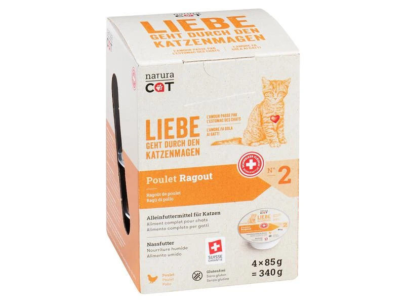 NaturaCat Nassfutter Poulet Ragout, 4 x 85g 3 NaturaCat Nassfutter Poulet Ragout, 4 x 85g