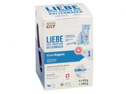 NaturaCat Nassfutter Rind Ragout, 4 x 85 g