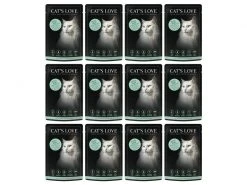 Cat's Love Nassfutter Adult Pute, 12 x 85 g