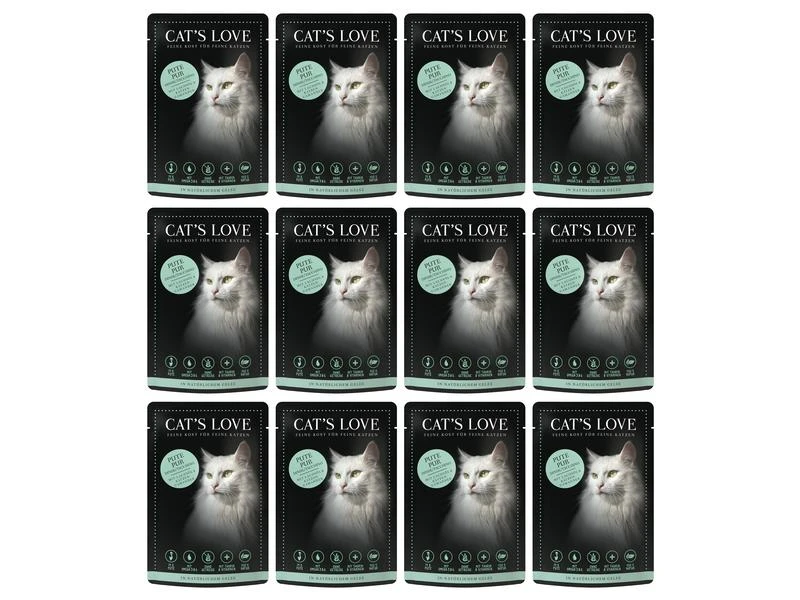 Cat's Love Nassfutter Adult Pute, 12 x 85 g 3 Cat's Love Nassfutter Adult Pute, 12 x 85 g