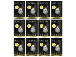 Cat's Love Nassfutter Adult Huhn, 12 x 85 g