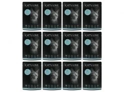 Cat's Love Nassfutter Adult Lachs, 12 x 85 g