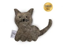 Catlabs Katzen-Spielzeug Kuschelige Katze mit Katzenminze