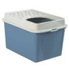 Rotho Katzentoilette Berty Eco, Blau – Sand