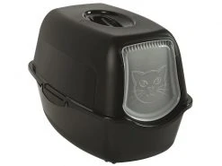 Rotho Katzentoilette Bailey Eco, Schwarz