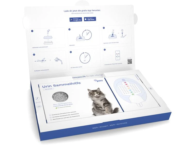 Pezz Urintest Kit für Katzen 4 Pezz Urintest Kit für Katzen – Bild 2