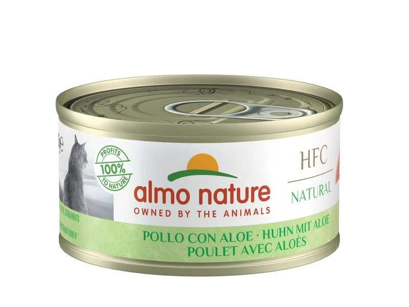 Almo Nature Nassfutter HFC Natural Huhn mit Aloe, 24 x 70 g 4 Almo Nature Nassfutter HFC Natural Huhn mit Aloe, 24 x 70 g – Bild 2