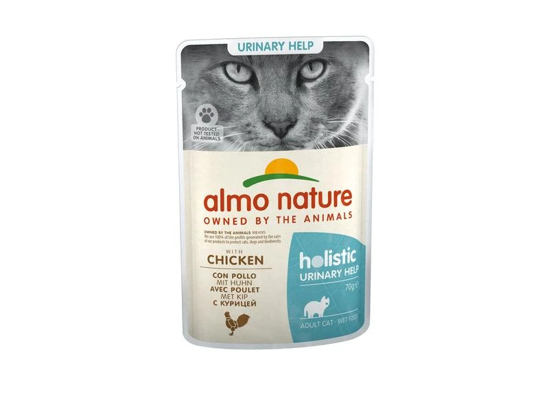 Almo Nature Nassfutter Holistic Urinary Help mit Huhn, 30 x 70 g 4 Almo Nature Nassfutter Holistic Urinary Help mit Huhn, 30 x 70 g – Bild 2