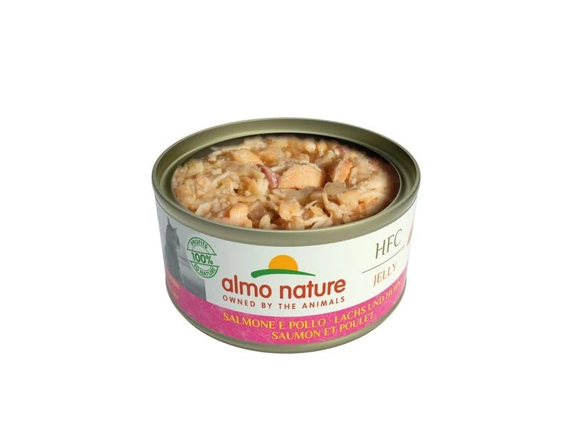 Almo Nature Nassfutter HFC Jelly Lachs und Huhn, 24 x 70 g 5 Almo Nature Nassfutter HFC Jelly Lachs und Huhn, 24 x 70 g – Bild 3