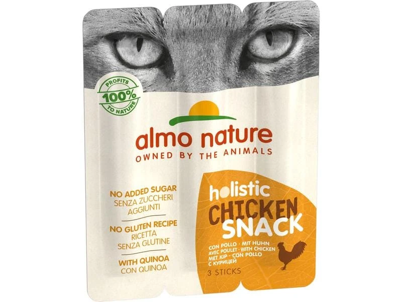 Almo Nature Katzen-Snack Holistic mit Huhn, 15 g 3 Almo Nature Katzen-Snack Holistic mit Huhn, 15 g
