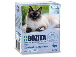 Bozita Nassfutter Häppchen in Sauce mit Rentier, 370 g