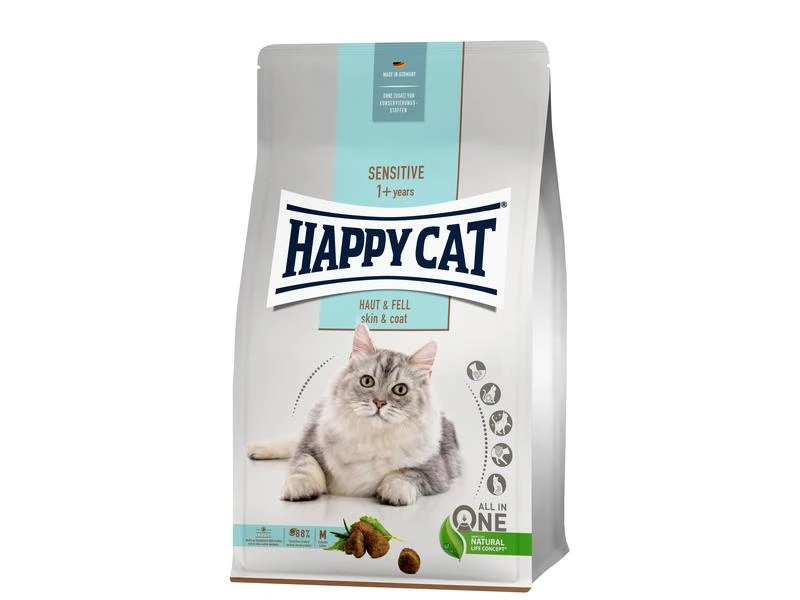 Happy Cat Trockenfutter Supreme Sensitive Haut & Fell, 4 kg 4 Happy Cat Trockenfutter Supreme Sensitive Haut & Fell, 4 kg – Bild 2