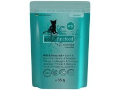 Catz finefood Nassfutter No.21 Wild & Rotbarsch, 85 g
