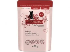 Catz finefood Nassfutter Kitten No.03 Geflügel, 85 g