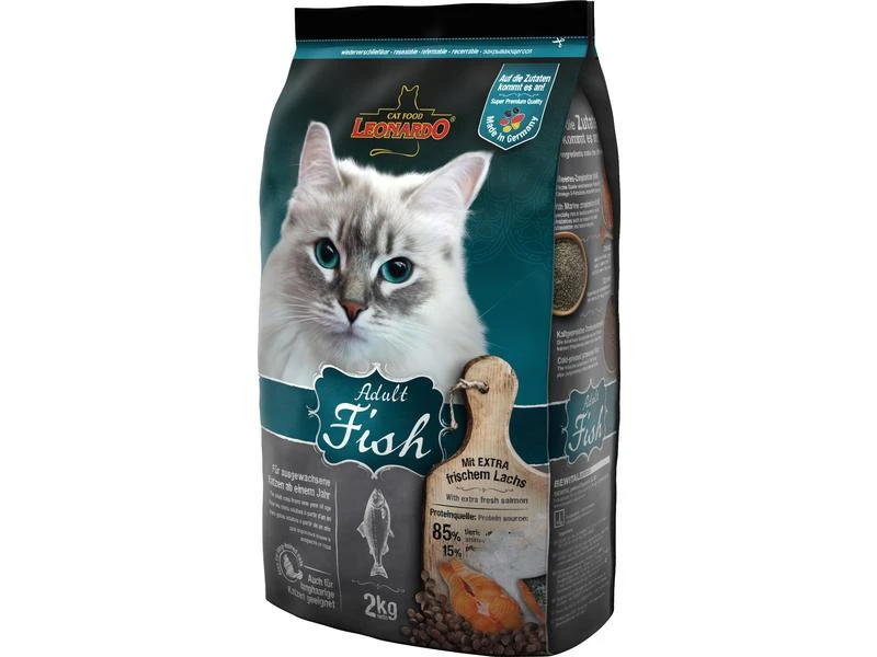 Leonardo Cat Food Trockenfutter Adult Fisch, 2 kg 3 Leonardo Cat Food Trockenfutter Adult Fisch, 2 kg