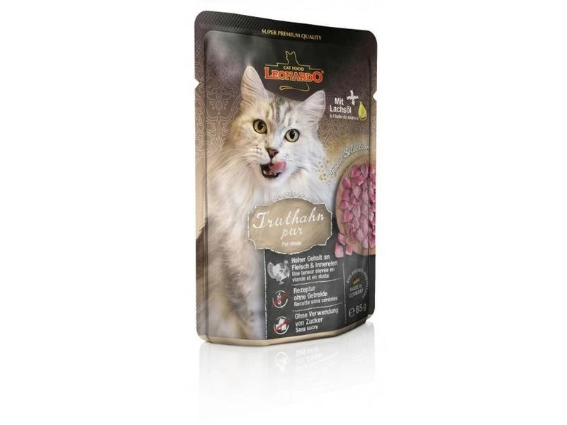 Leonardo Cat Food Nassfutter Truthahn Pur, 16 x 85 g 4 Leonardo Cat Food Nassfutter Truthahn Pur, 16 x 85 g – Bild 2