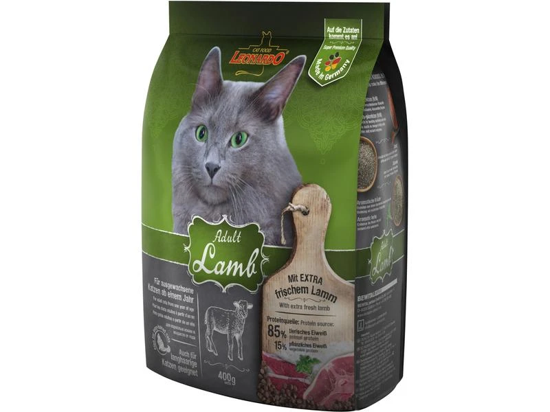 Leonardo Cat Food Trockenfutter Adult Lamm, 400 g 3 Leonardo Cat Food Trockenfutter Adult Lamm, 400 g