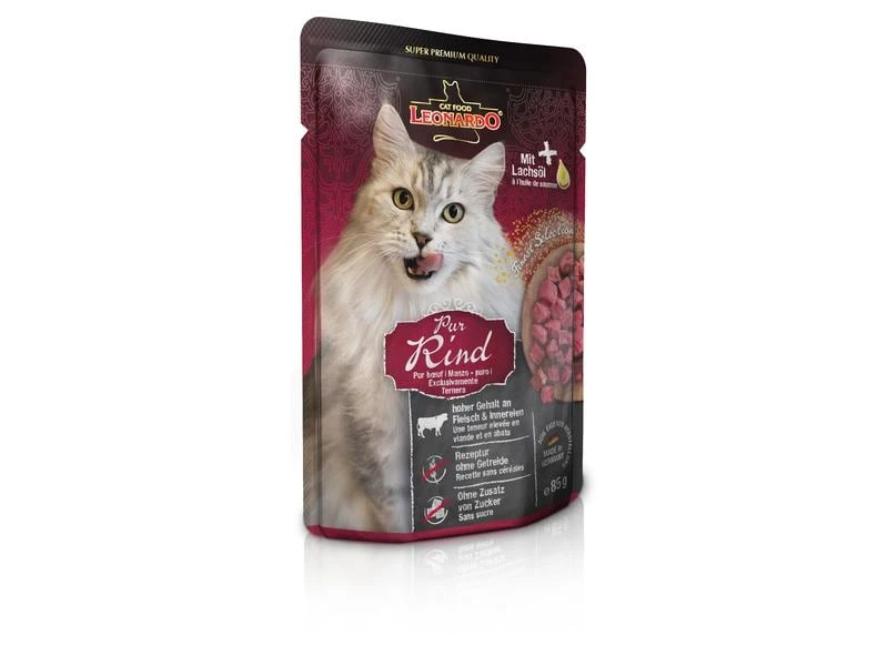 Leonardo Cat Food Nassfutter Rind Pur, 16 x 85 g 4 Leonardo Cat Food Nassfutter Rind Pur, 16 x 85 g – Bild 2