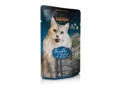 Leonardo Cat Food Nassfutter Forelle & Catnip, 85 g