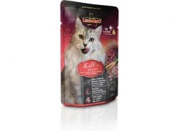 Leonardo Cat Food Nassfutter Kalb & Gemüse, 85 g