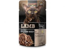 Leonardo Cat Food Nassfutter Kalb & Pulled Beef, 16 x 70 g -Katzenwelt Verkaufsgeschäft 214895115 xxl