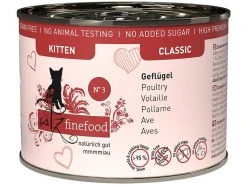 Catz finefood Nassfutter Kitten No.03 Geflügel, 200 g