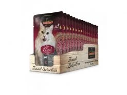 Leonardo Cat Food Nassfutter Rind Pur, 16 x 85 g