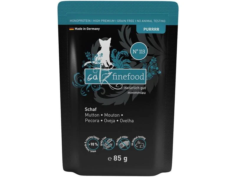 Catz finefood Nassfutter Purrrr No.113 Schaf, 16 x 85 g 3 Catz finefood Nassfutter Purrrr No.113 Schaf, 16 x 85 g