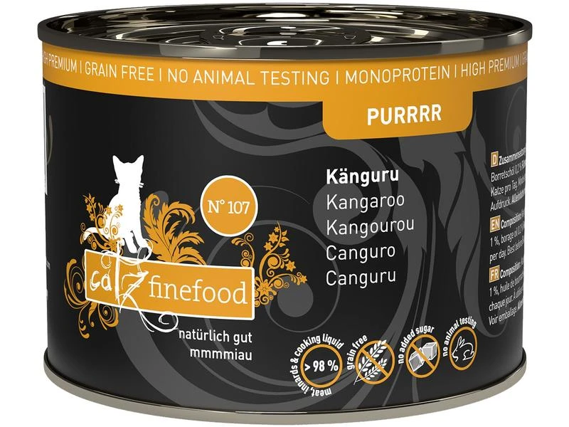 Catz finefood Nassfutter Purrrr No.107 Känguru, 200 g 3 Catz finefood Nassfutter Purrrr No.107 Känguru, 200 g