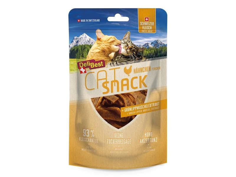 DeliBest Katzen-Snack Cat Hähnchen, schmale Streifen 3 DeliBest Katzen-Snack Cat Hähnchen, schmale Streifen