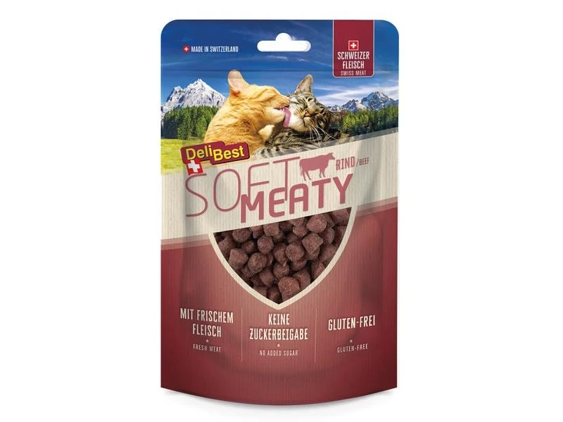 DeliBest Soft Meatys aus Schweizer Rindfleisch, 100 g 3 DeliBest Soft Meatys aus Schweizer Rindfleisch, 100 g