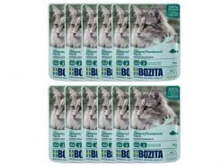 Bozita Nassfutter Pouch Häppchen in Gelée Barsch, 12 x 85 g