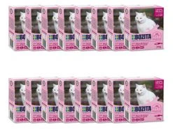 Bozita Nassfutter Häppchen in Gelée mit Meereskrebsen, 16 x 370 g