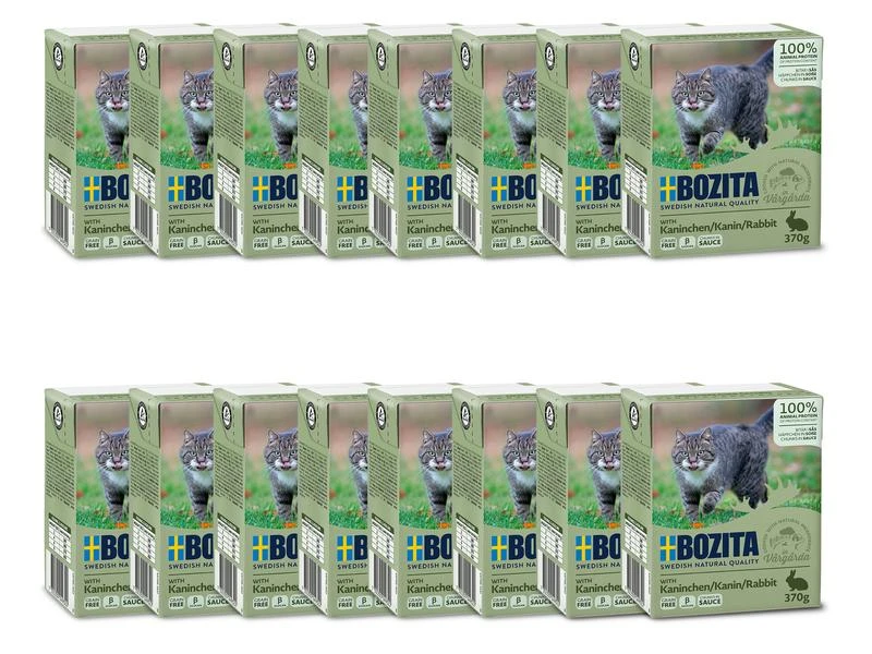 Bozita Nassfutter Häppchen in Sauce mit Kaninchen, 16 x 370 g 3 Bozita Nassfutter Häppchen in Sauce mit Kaninchen, 16 x 370 g