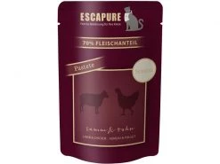 Escapure Nassfutter Pouch Senior Lamm & Huhn, 12 x 100 g -Katzenwelt Verkaufsgeschäft 215778877 xxl