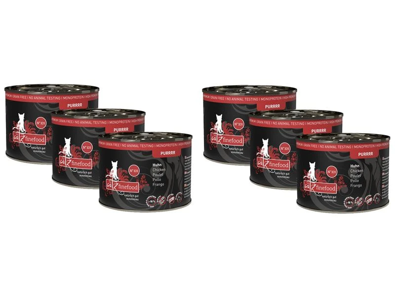 Catz finefood Nassfutter Purrrr No.103 Huhn, 6 x 200 g 3 Catz finefood Nassfutter Purrrr No.103 Huhn, 6 x 200 g