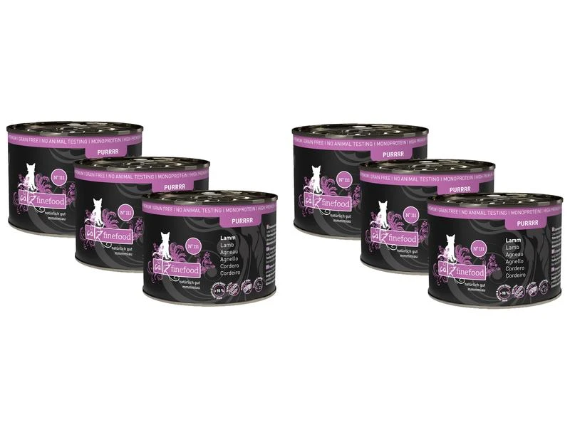 Catz finefood Nassfutter Purrrr No.111 Lamm, 6 x 200 g 3 Catz finefood Nassfutter Purrrr No.111 Lamm, 6 x 200 g