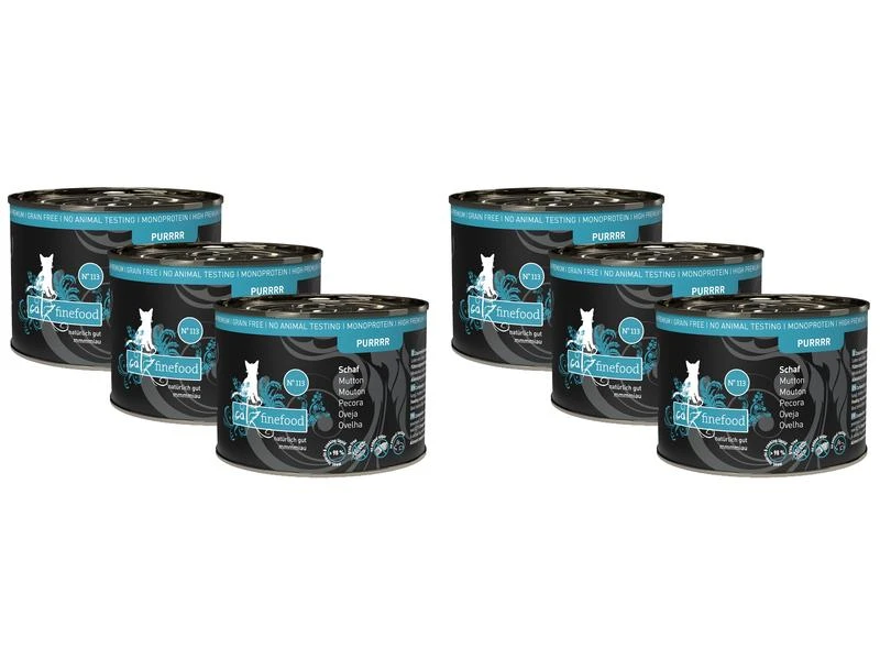 Catz finefood Nassfutter Purrrr No.113 Schaf, 6 x 200 g 3 Catz finefood Nassfutter Purrrr No.113 Schaf, 6 x 200 g