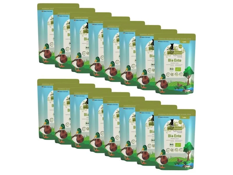 Catz finefood Nassfutter Bio No.505 Ente, 12 x 85 g 3 Catz finefood Nassfutter Bio No.505 Ente, 12 x 85 g