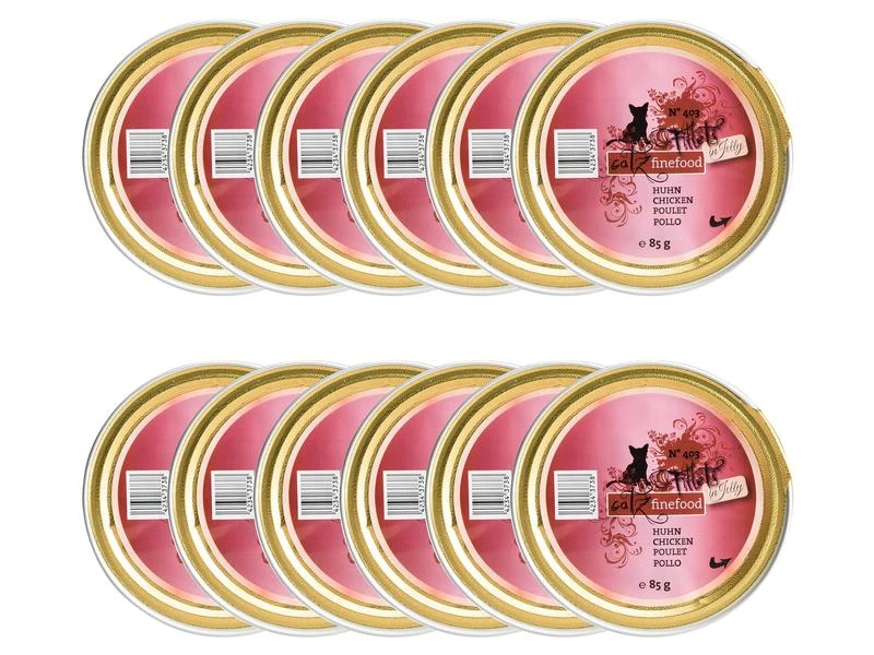 Catz finefood Nassfutter Fillets No.403 Huhn, 12 x 85 g 3 Catz finefood Nassfutter Fillets No.403 Huhn, 12 x 85 g