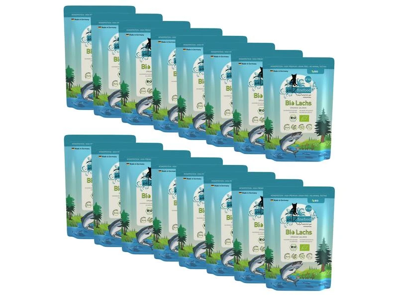Catz finefood Nassfutter Bio No.513 Lachs, 12 x 85 g 3 Catz finefood Nassfutter Bio No.513 Lachs, 12 x 85 g