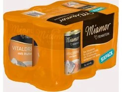 Miamor Katzen-Snack Dose Trinkfein Vitaldrink Huhn, 6 x 135 ml