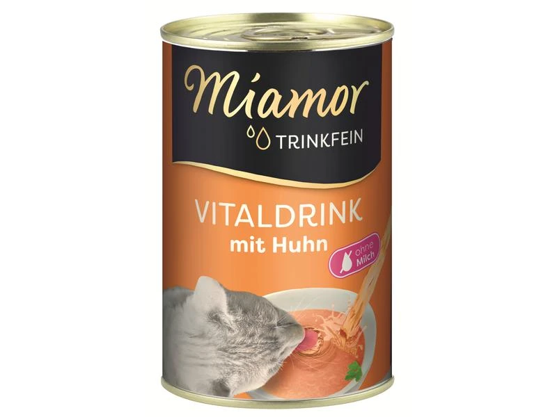 Miamor Katzen-Snack Dose Trinkfein Vitaldrink Huhn, 6 x 135 ml 4 Miamor Katzen-Snack Dose Trinkfein Vitaldrink Huhn, 6 x 135 ml – Bild 2