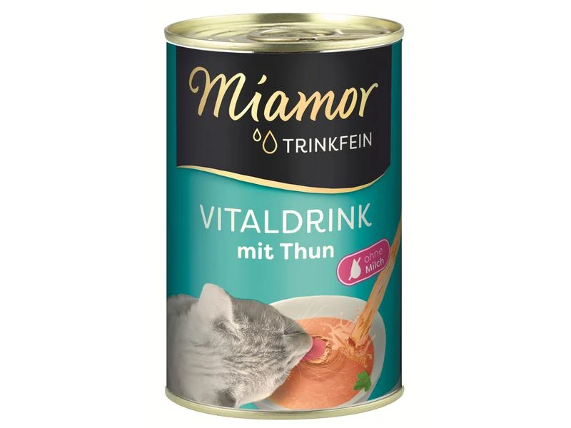 Miamor Katzen-Snack Dose Trinkfein Vitaldrink Thunfisch, 6 x 135 ml 4 Miamor Katzen-Snack Dose Trinkfein Vitaldrink Thunfisch, 6 x 135 ml – Bild 2